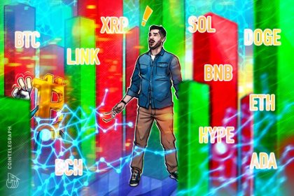 Price predictions 6/27: BTC, ETH, XRP, BNB, SOL, DOGE, ADA, HYPE, BCH, LINK