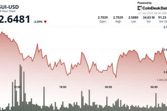 SUI Rebounds From Key Support as Nasdaq-Listed Lion Group Eyes Treasury Purchase