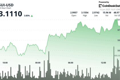 SUI Is ‘On the Edge of a New Run Towards Highs,' Says Crypto Analyst Michaël Van De Poppe