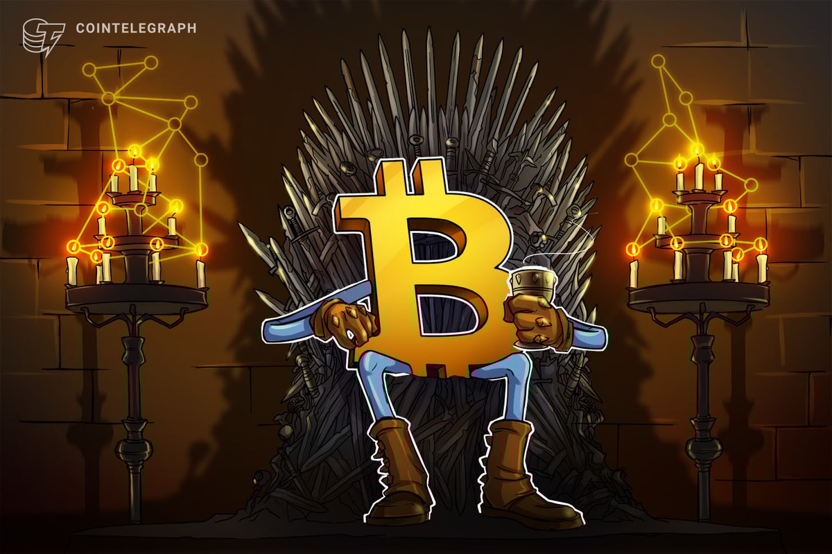 ‘99% chance’ Bitcoin dominance has peaked if Ethereum surge continues