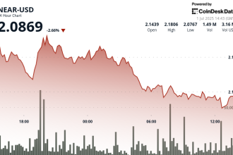 NEAR Protocol Falls 2% as Support Level Faces Critical Test