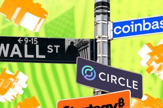 Crypto stocks jump in ‘all at once’ rally as market hits $4tn valuation