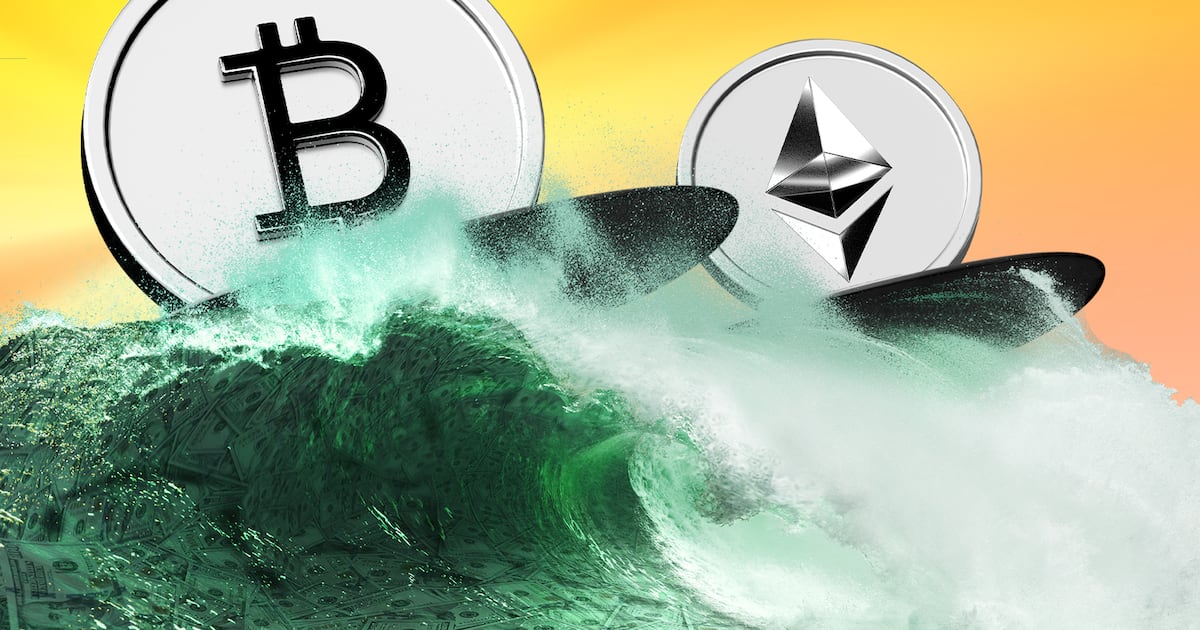 Bitcoin and Ethereum ETFs rack up $1.5bn flood of ‘big boy flows’